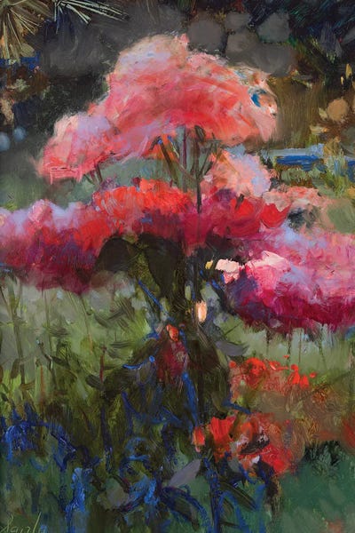 Etude Red Rose by Khanlar Asadullayev canvas print