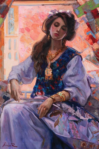 Khanlar Asadullayev: Eastern Girl by Khanlar Asadullayev