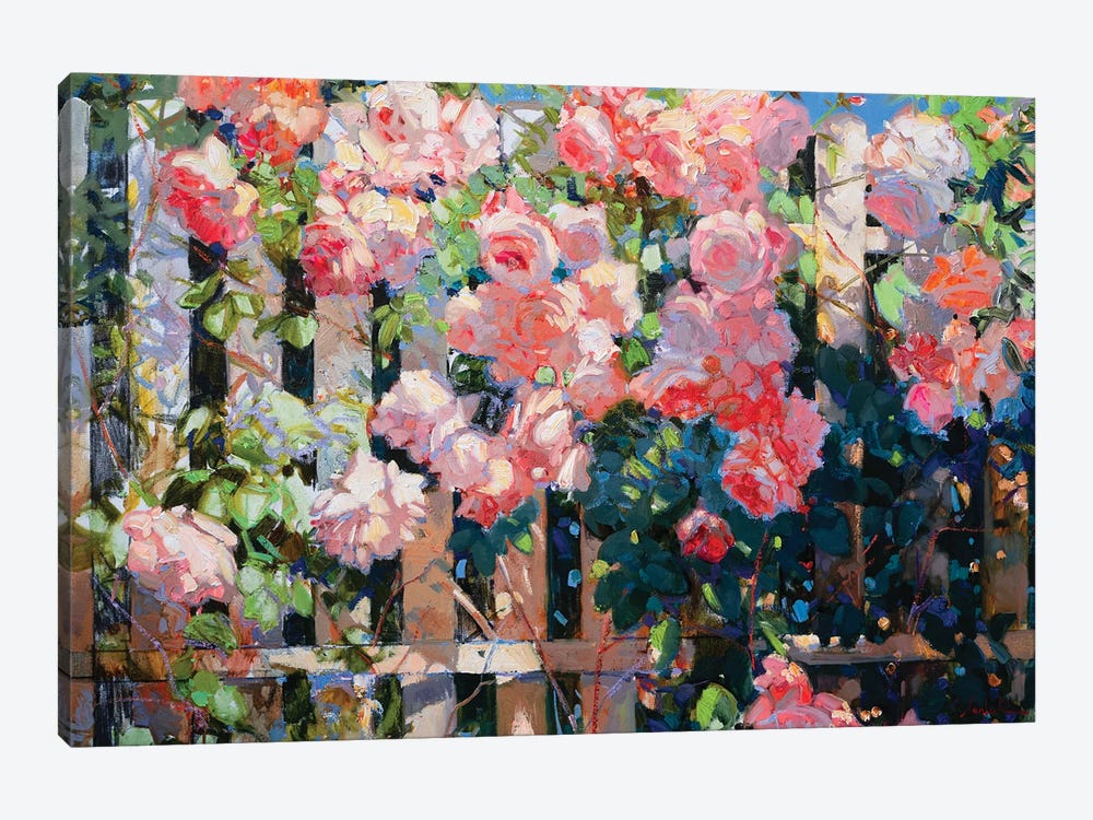 Rose Garden by Khanlar Asadullayev 1-piece Canvas Wall Art