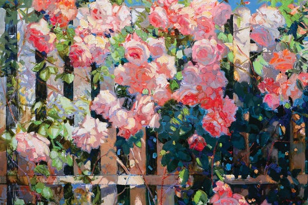 Fine Art Print: Rose Garden by Khanlar Asadullayev