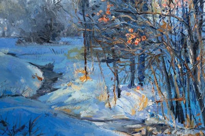Winter by Khanlar Asadullayev multi panel art