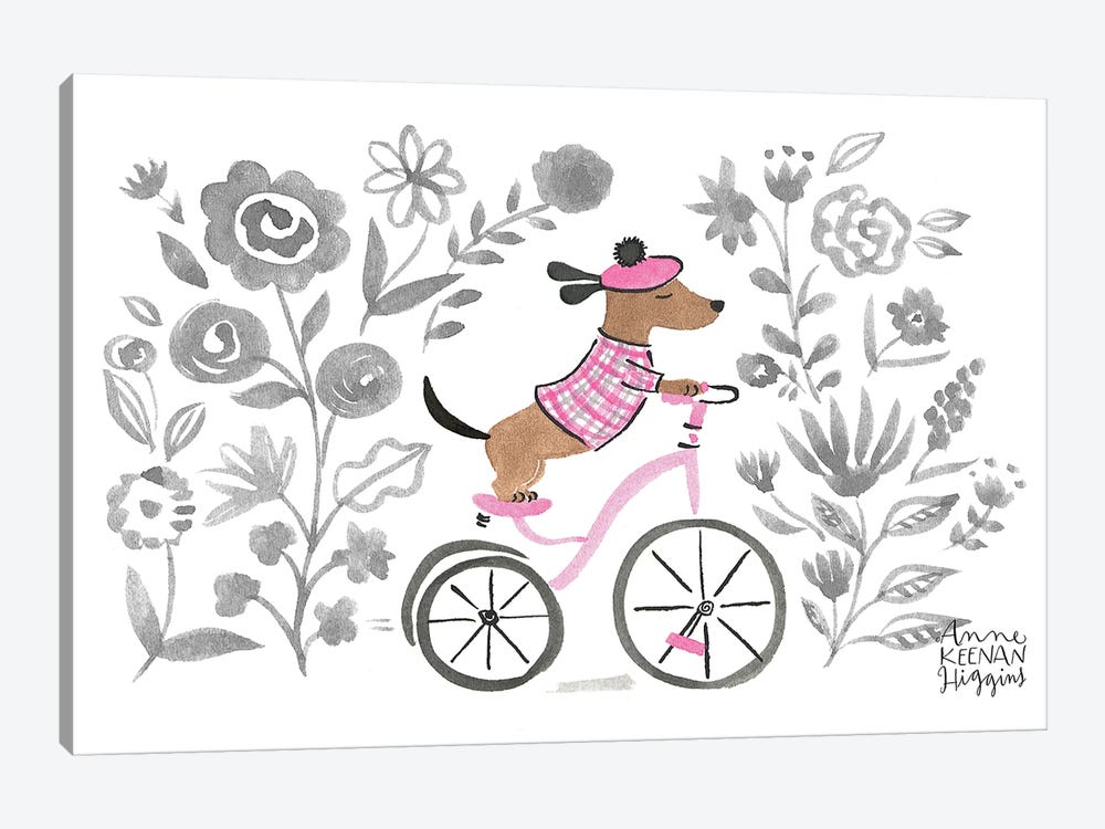 Dog On Tricycle by Anne Keenan Higgins 1-piece Art Print