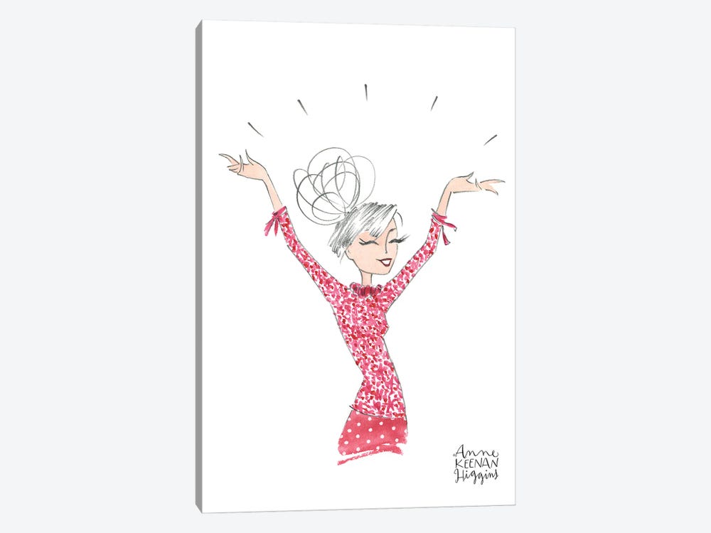 Happy Lady by Anne Keenan Higgins 1-piece Art Print