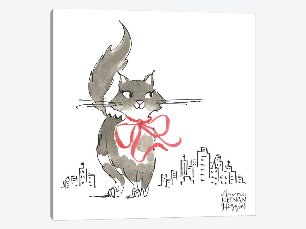 City Cat by Anne Keenan Higgins 1-piece Art Print