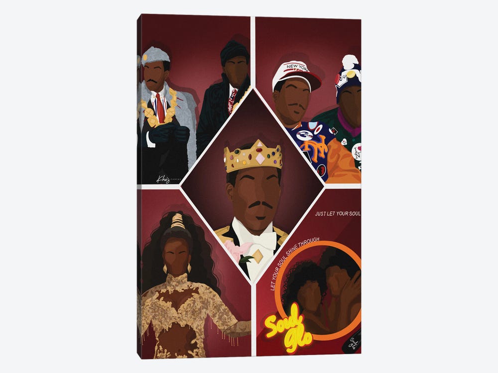 Coming To America by Khia A. 1-piece Canvas Art Print