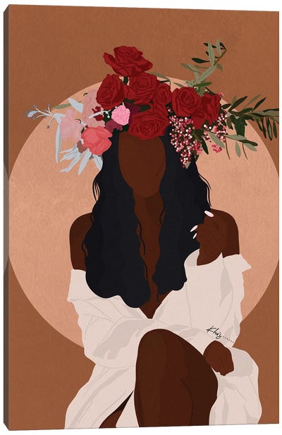 Flower Power Canvas Art Print - Hair & Beauty Art