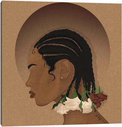 Flower Child Canvas Art Print - Black History Month