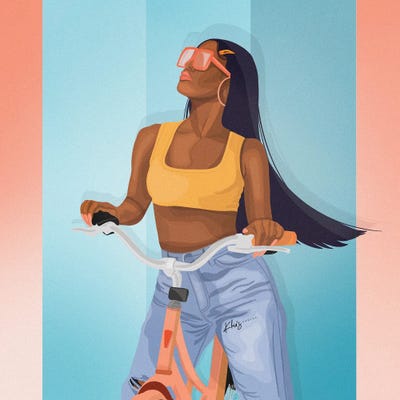 Fun In The Sun by Khia A. canvas print