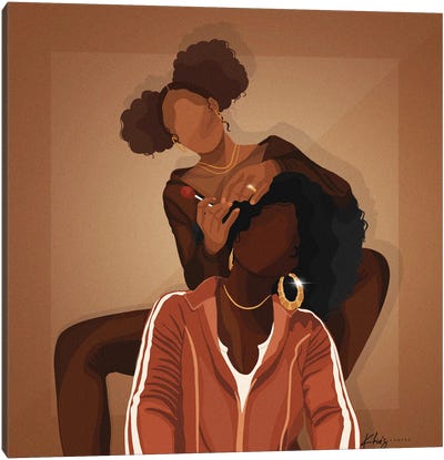 Hair Goals Canvas Art Print - Black History Month