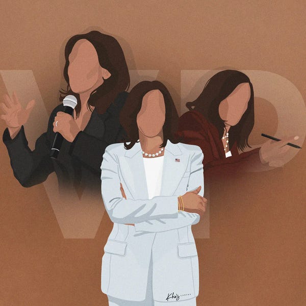 African American Art: Madam Vice President by Khia A.