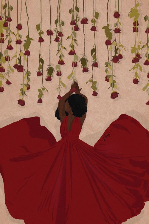 Roses Are Red by Khia A. wall art