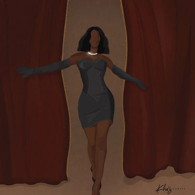 Showstopper by Khia A. acrylic art print