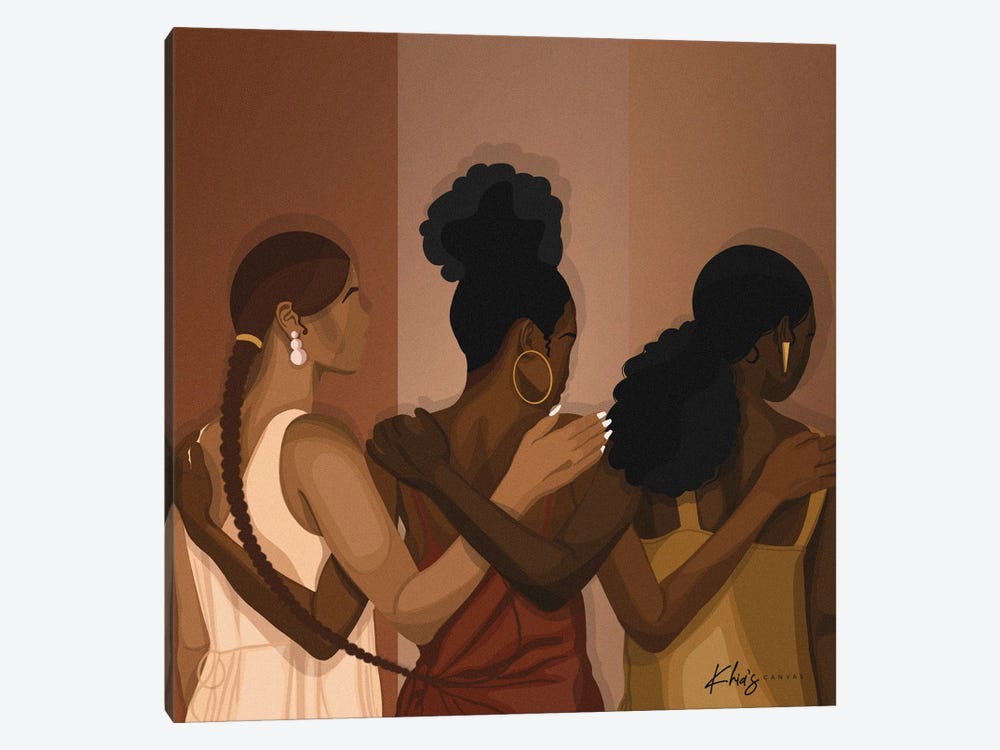 Sisterhood by Khia A. 1-piece Canvas Print