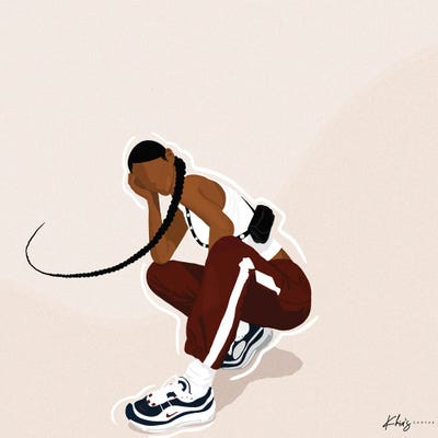 Whiplash by Khia A. acrylic art print