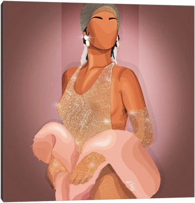 Bad Gal Canvas Art Print - Rihanna