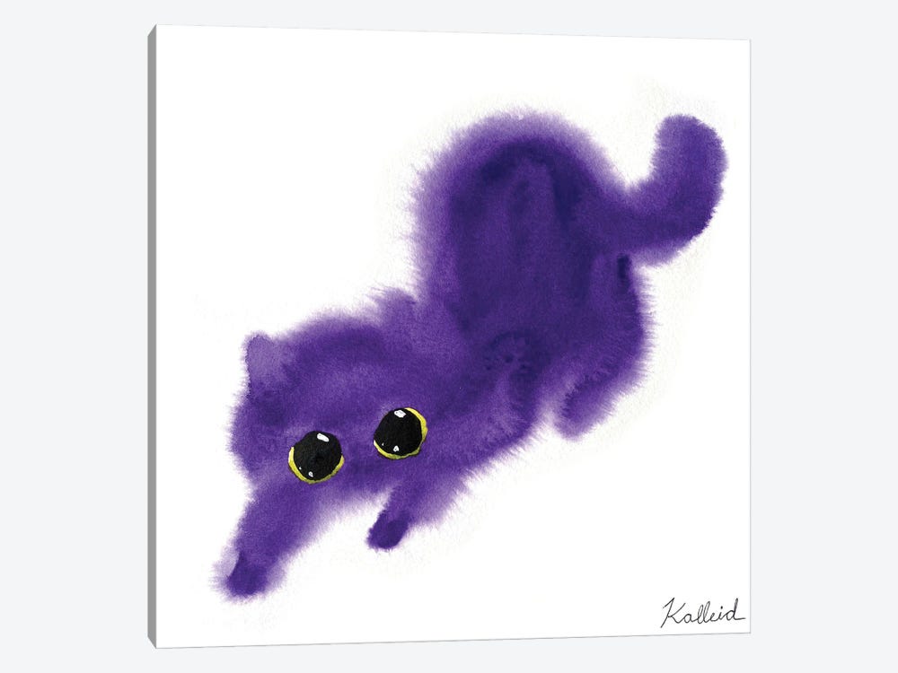 Spooky Cat by Kalleidoscape Design 1-piece Canvas Art Print