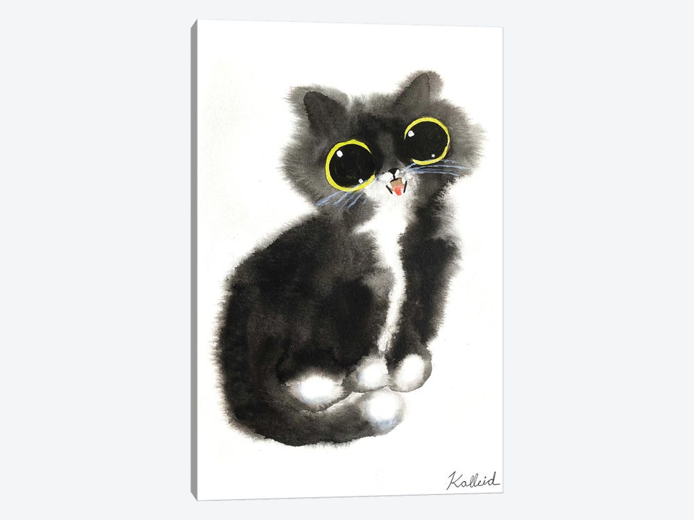 Tuxedo Cat by Kalleidoscape Design 1-piece Canvas Wall Art