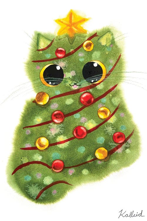 Christmas Tree Cat