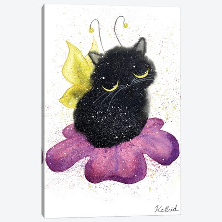 Fairy Cat Canvas Print #KHK41} by Kalleidoscape Design Canvas Art