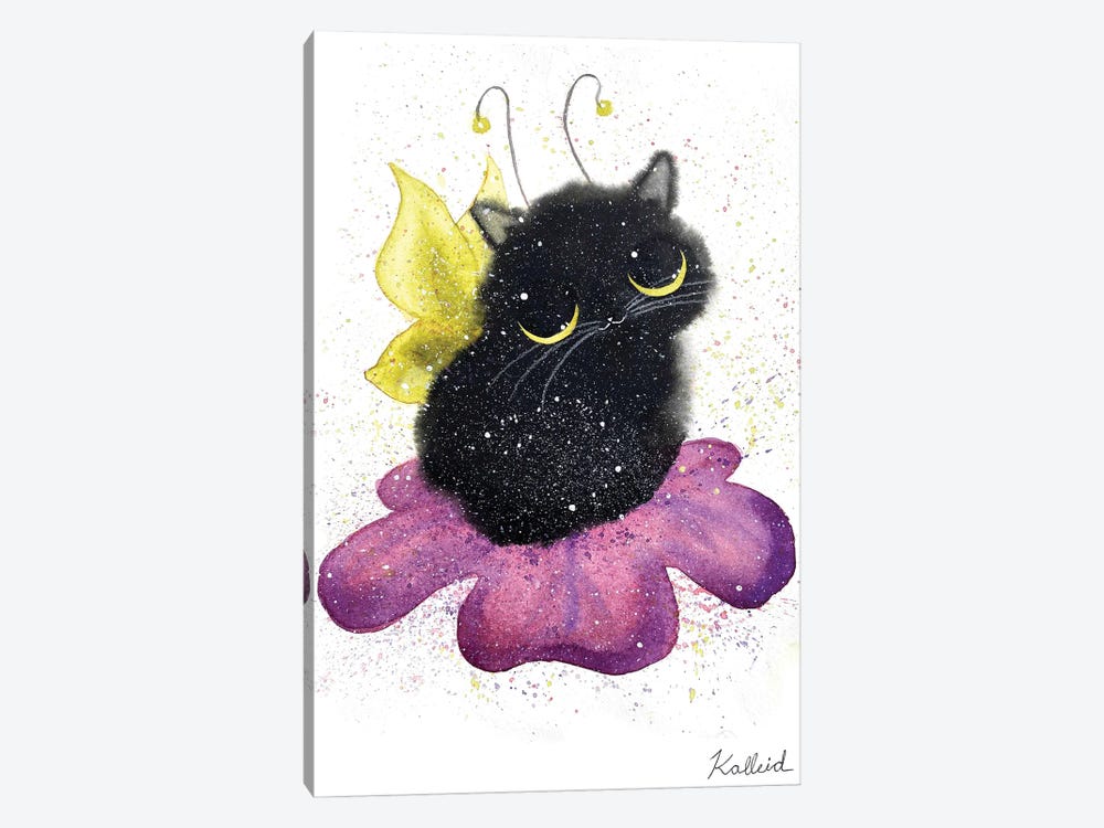 Fairy Cat by Kalleidoscape Design 1-piece Canvas Art Print