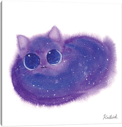 Galaxy Loaf Canvas Art Print - Friendly Mythical Creatures