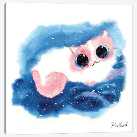 Galaxy Ragdoll Canvas Print #KHK46} by Kalleidoscape Design Art Print