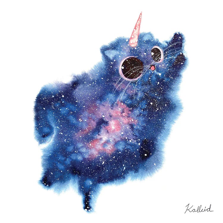 Galaxy Unicorn Cat