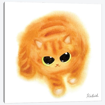 Kneady Cat Canvas Print #KHK64} by Kalleidoscape Design Canvas Print