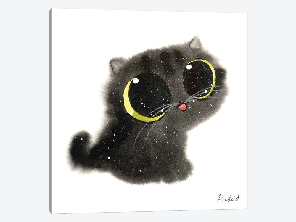 Lil Kitty by Kalleidoscape Design 1-piece Art Print