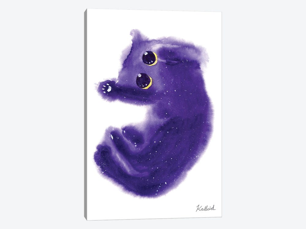 Nebula Cat by Kalleidoscape Design 1-piece Canvas Print