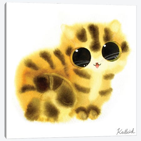 Bengal Kitty Canvas Print #KHK9} by Kalleidoscape Design Canvas Art Print