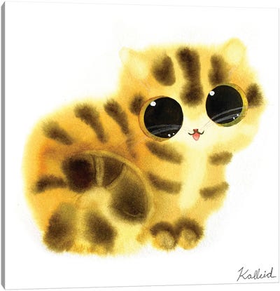 Bengal Kitty Canvas Art Print - Kalleidoscape Design