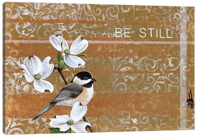 Be Still Canvas Art Print - Sparrow Art