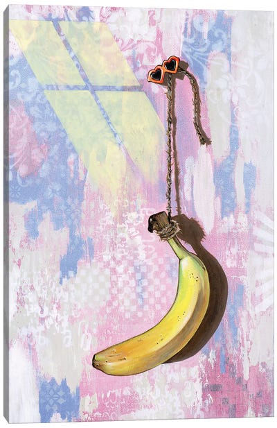 On The Dole Canvas Art Print - Banana Art