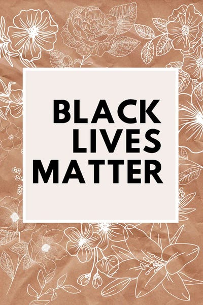 Black History Month: Black Lives Matter Coral by Kharin Hanes