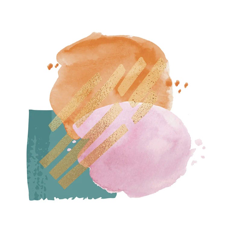 Abstract Watercolor Strokes