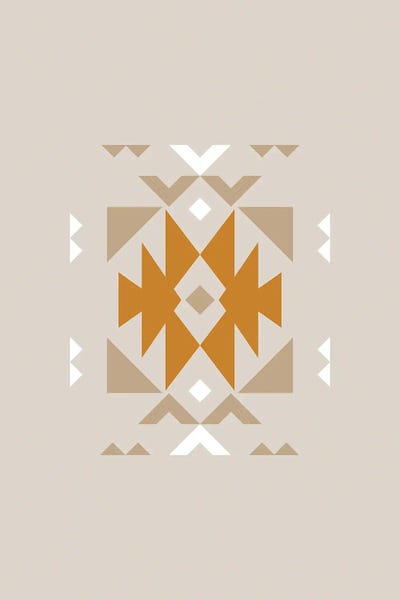 Aztec Tribal Southwestern Pattern by Kharin Hanes canvas print