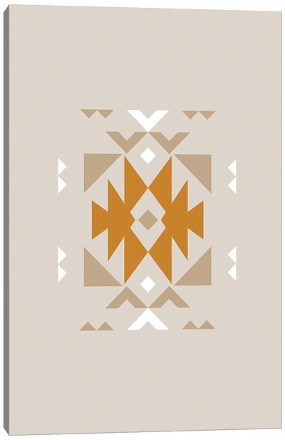 Aztec Tribal Southwestern Pattern Canvas Art Print - Global Patterns