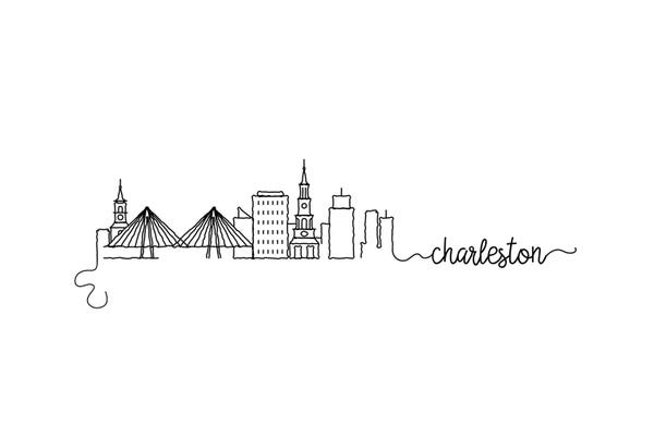 South Carolina: Charleston Skyline by Kharin Hanes