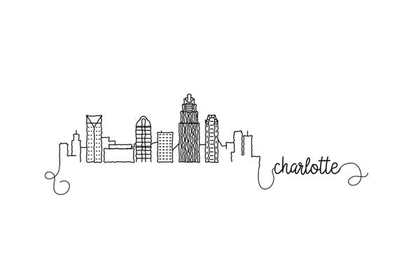 North Carolina: Charlotte Skyline by Kharin Hanes