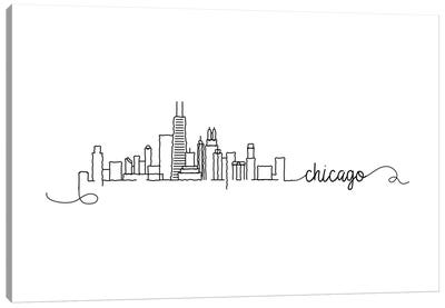 Chicago Skyline Canvas Art Print - Kharin Hanes