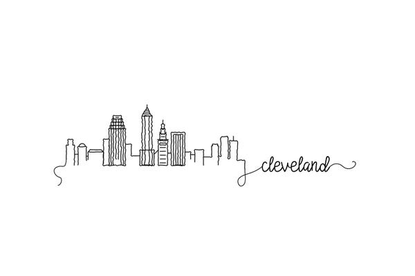 Cleveland: Cleveland Skyline by Kharin Hanes