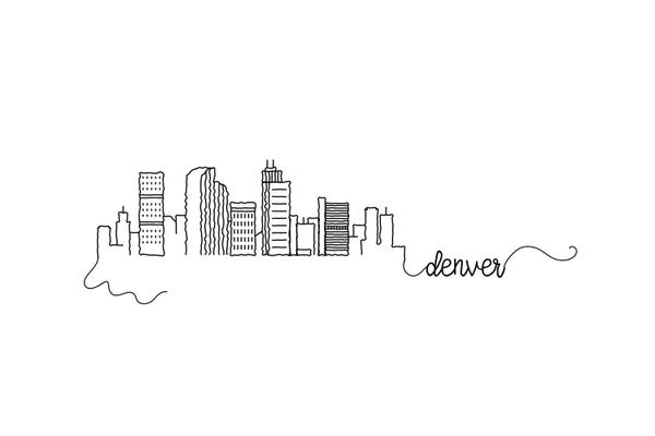 Kharin Hanes: Denver Skyline by Kharin Hanes