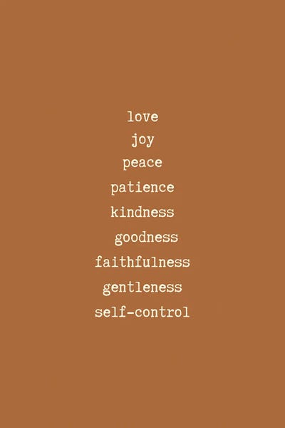 Faith: Galatians 5:22 by Kharin Hanes