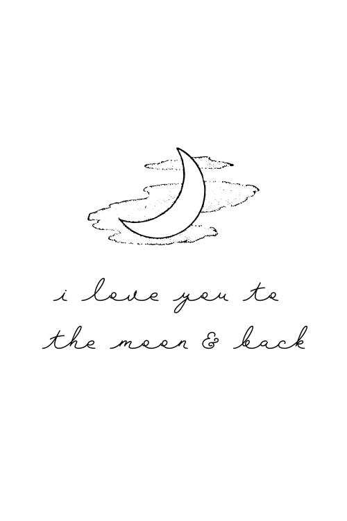 I Love You To The Moon & Back by Kharin Hanes wall art