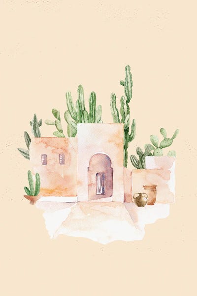 Kharin Hanes: Moroccan Desert Scenery by Kharin Hanes
