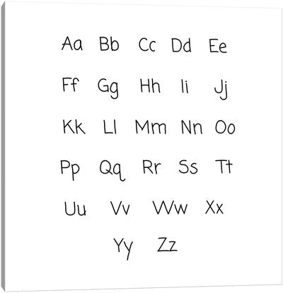Alphabet Canvas Art Print - Full Alphabet Art