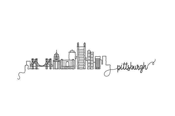Pennsylvania: Pittsburgh Skyline by Kharin Hanes