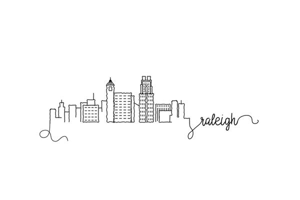 North Carolina: Raleigh Skyline by Kharin Hanes