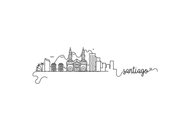 Santiago: Santiago Skyline by Kharin Hanes